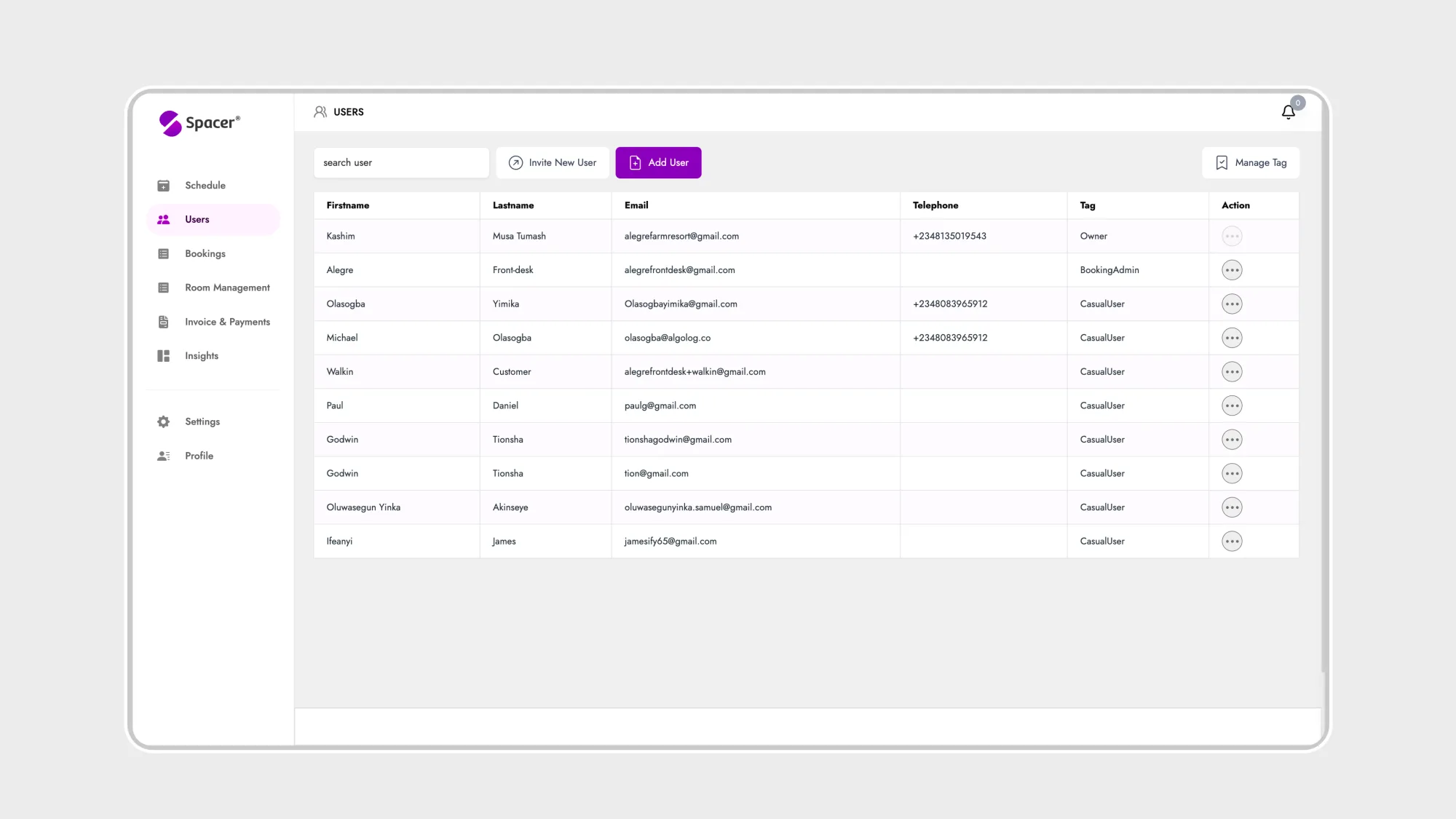 Spacer — Space Management System — Gallery 4