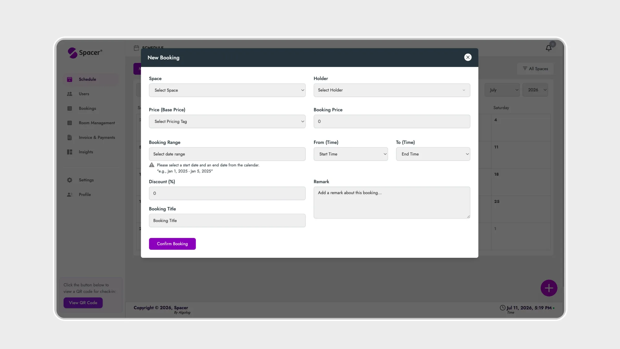 Spacer — Space Management System — Gallery 6