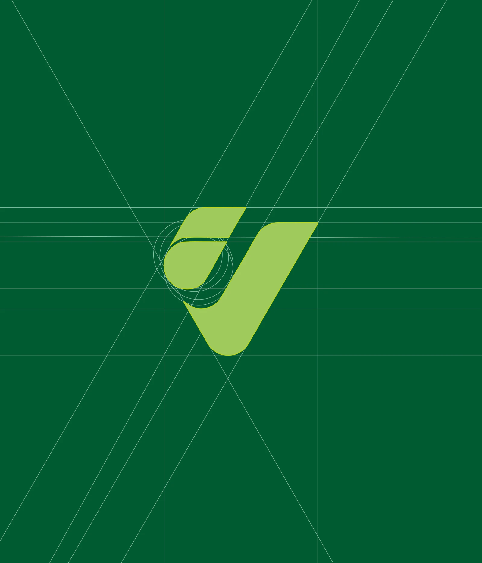 Construction grid · green